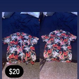 Floral Button Down shirt